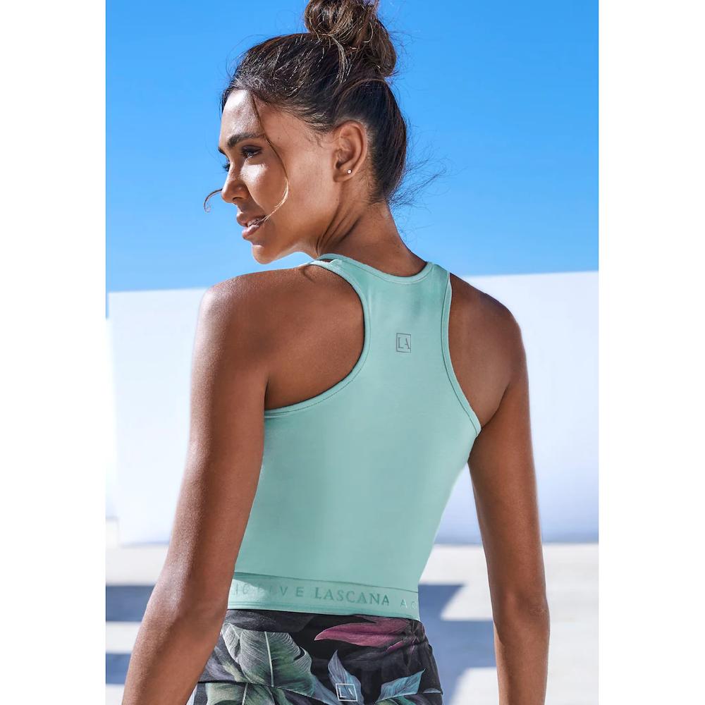 LASCANA ACTIVE Crop-Top Mit Teilungsnaht