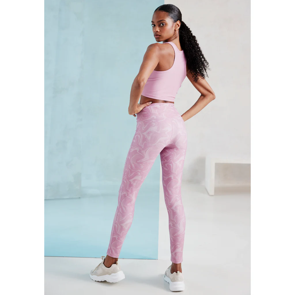 LASCANA ACTIVE Funktionsleggings Sportleggings Im Allover-Druck