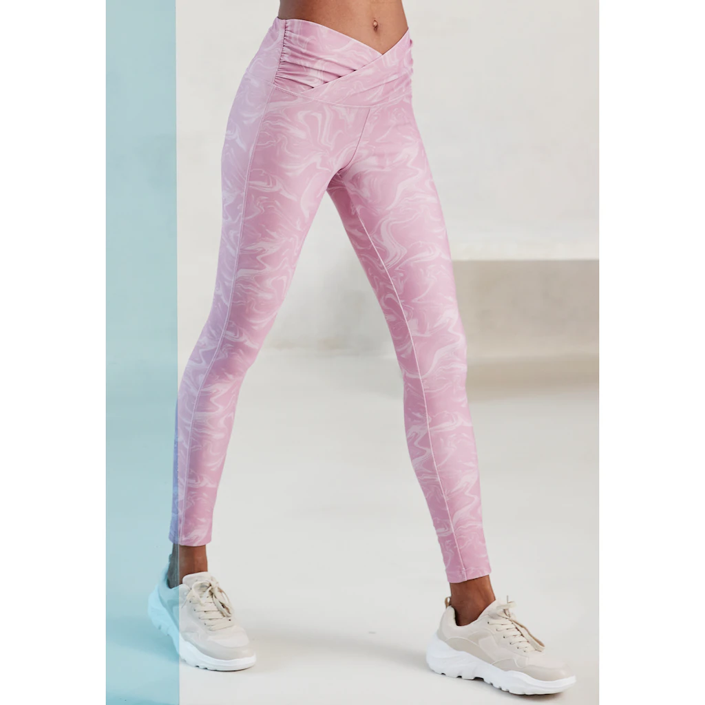 LASCANA ACTIVE Funktionsleggings Sportleggings im Allover-Druck