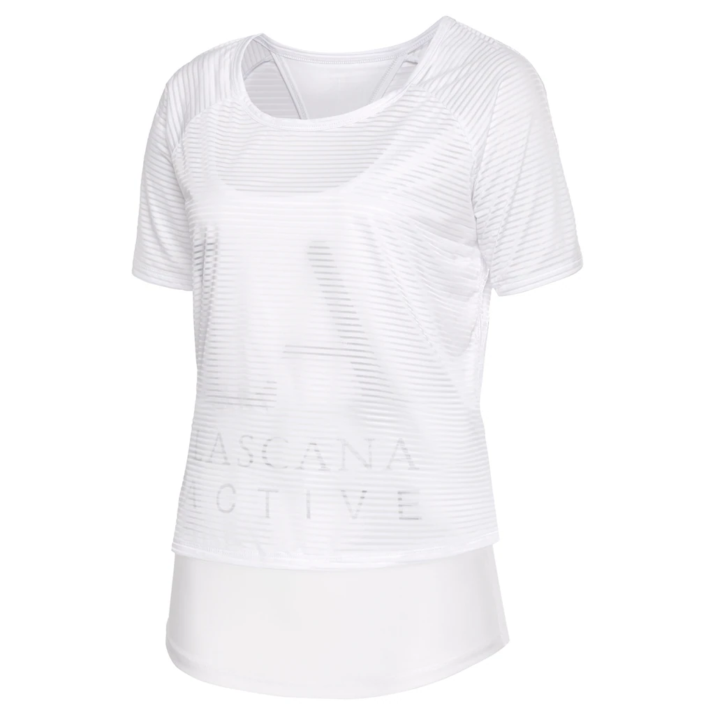LASCANA ACTIVE Funktionsshirt 2 In 1 T-Shirt Im Layer-Design