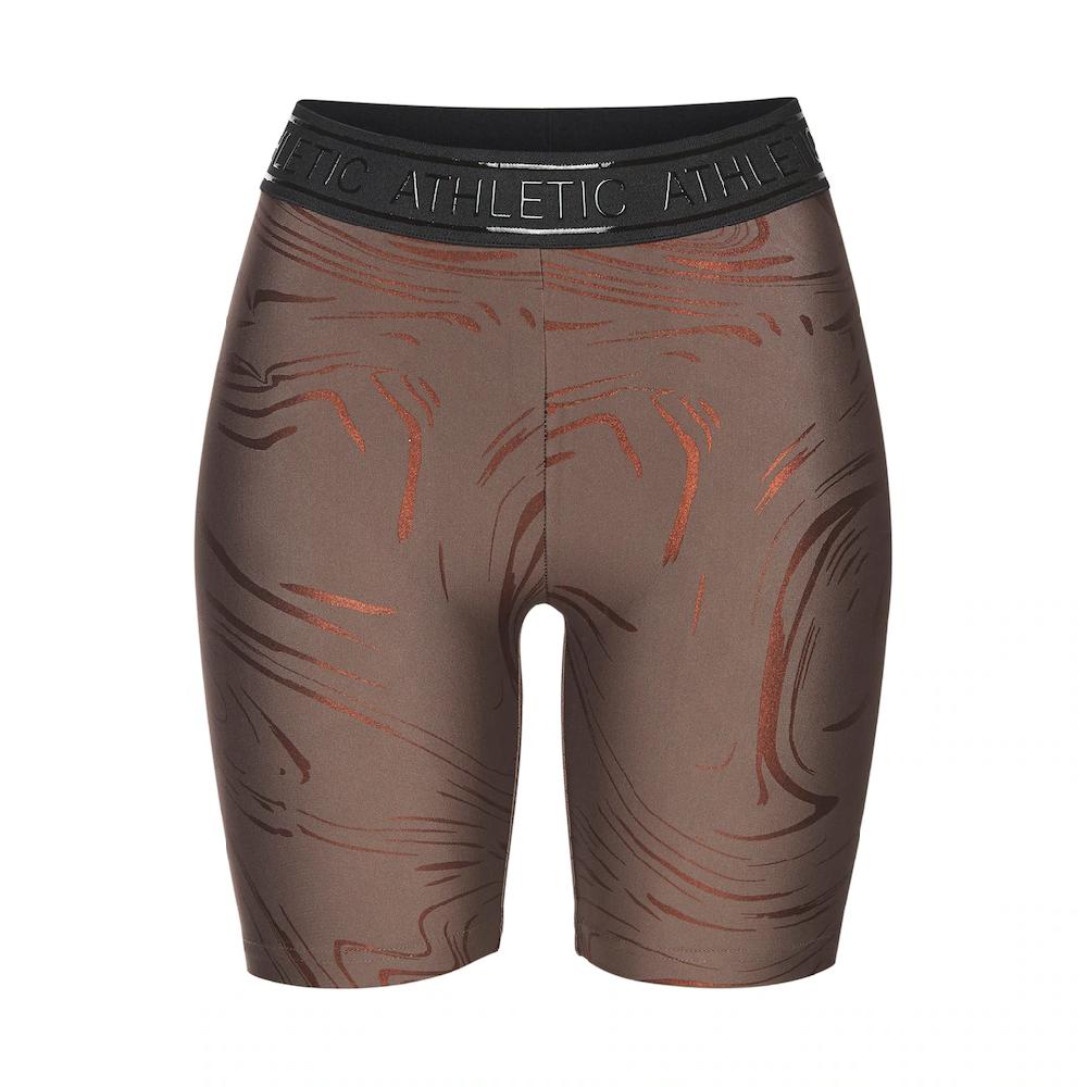 LASCANA ACTIVE Funktionsshorts Mit Glänzendem 3D Schriftzug Auf Dem Bund