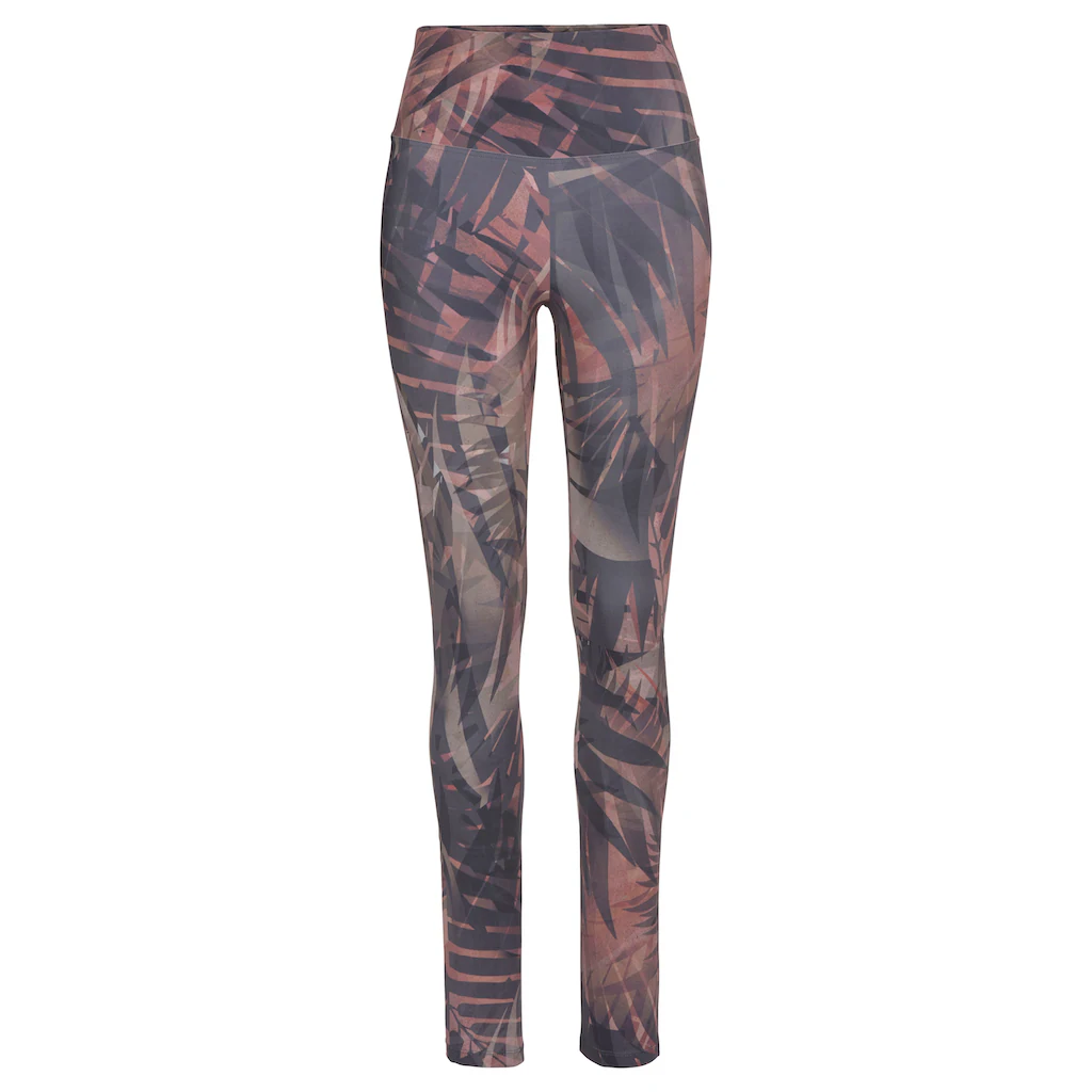 LASCANA ACTIVE Leggings »Tropical« Mit Abstraktem Palmenprint Loungewear