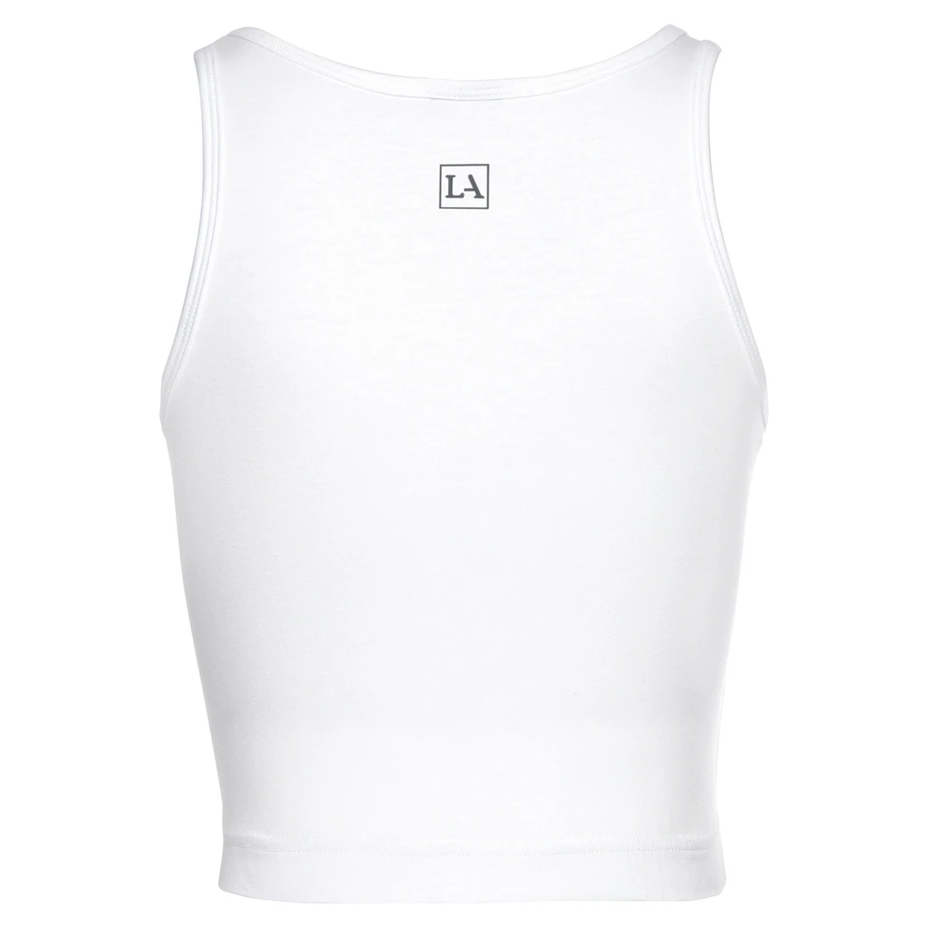LASCANA ACTIVE Sporttop Crop-Top Mit Breiten Trägern