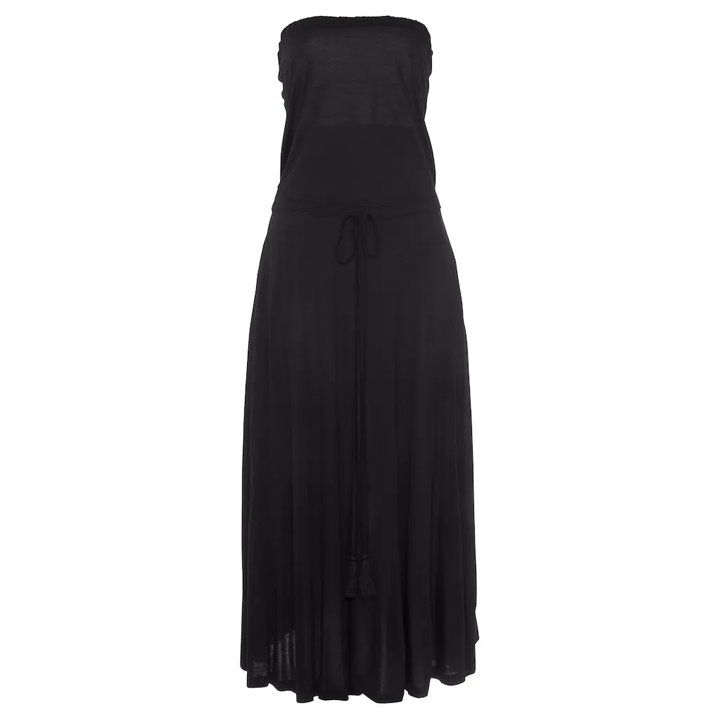 LASCANA Bandeaukleid In Midilänge Schulterfreies Sommerkleid Strandkleid Basic