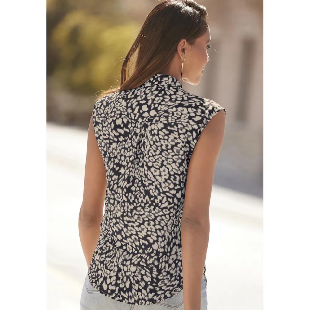 LASCANA Blusentop Mit Animalprint