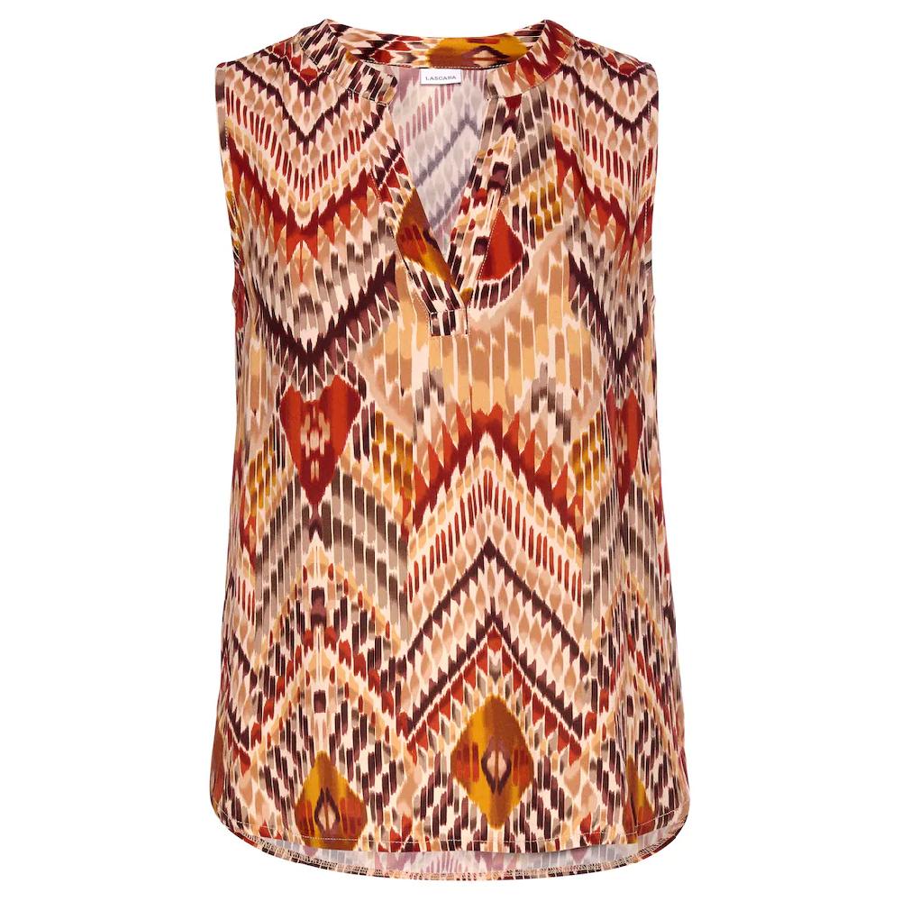 LASCANA Blusentop Mit Ethnoprint Und V-Ausschnitt Blusenshirt