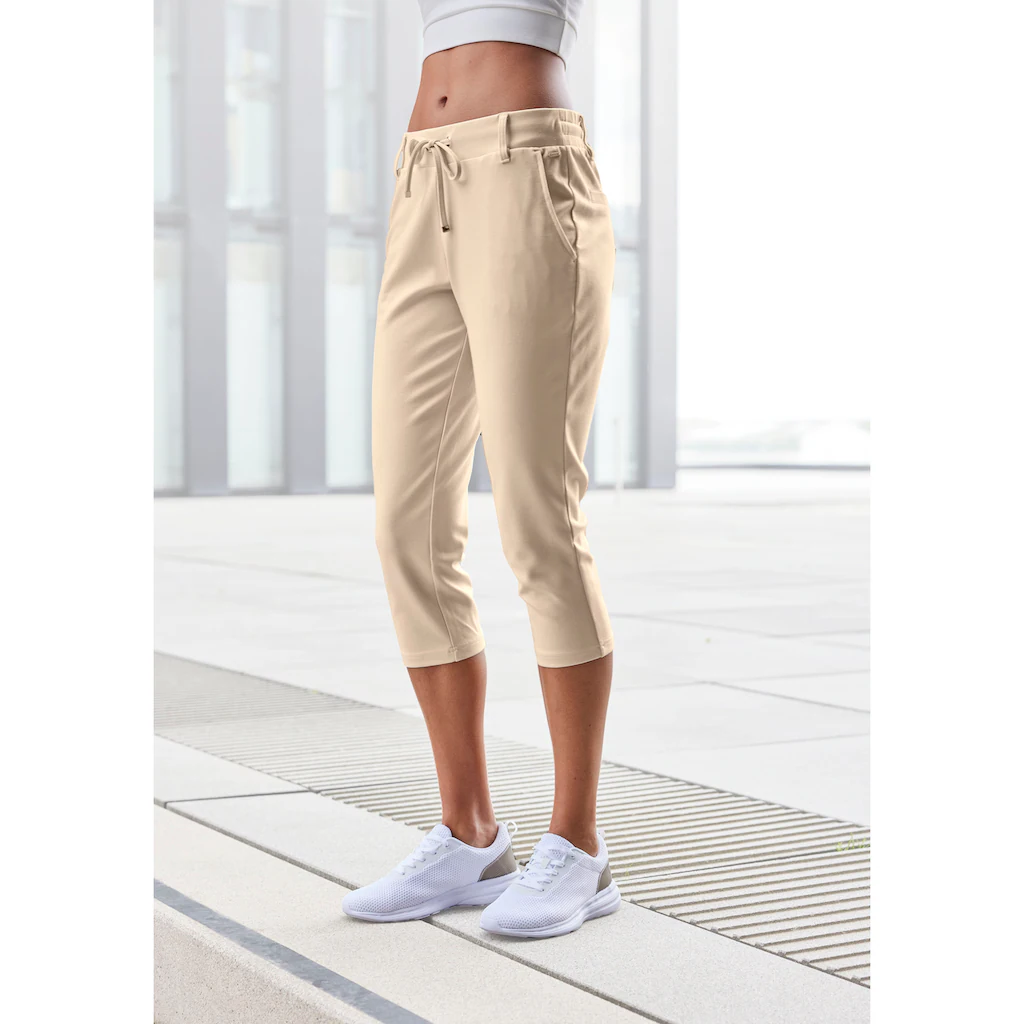 LASCANA Caprileggings mit seitlichen Taschen Loungewear
