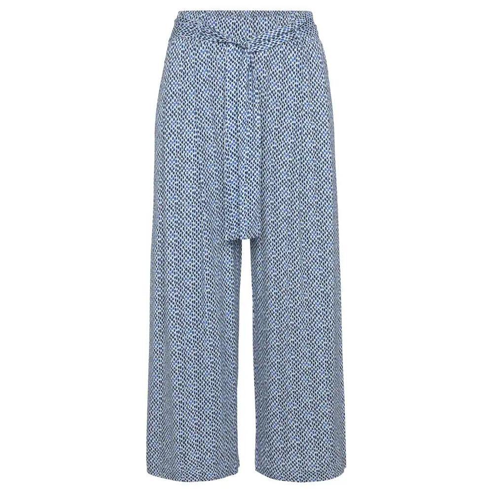 LASCANA Culotte (mit Bindegürtel) Und Tupfenprint Leicht Und Elastisch Jerseyhose Sommerhose