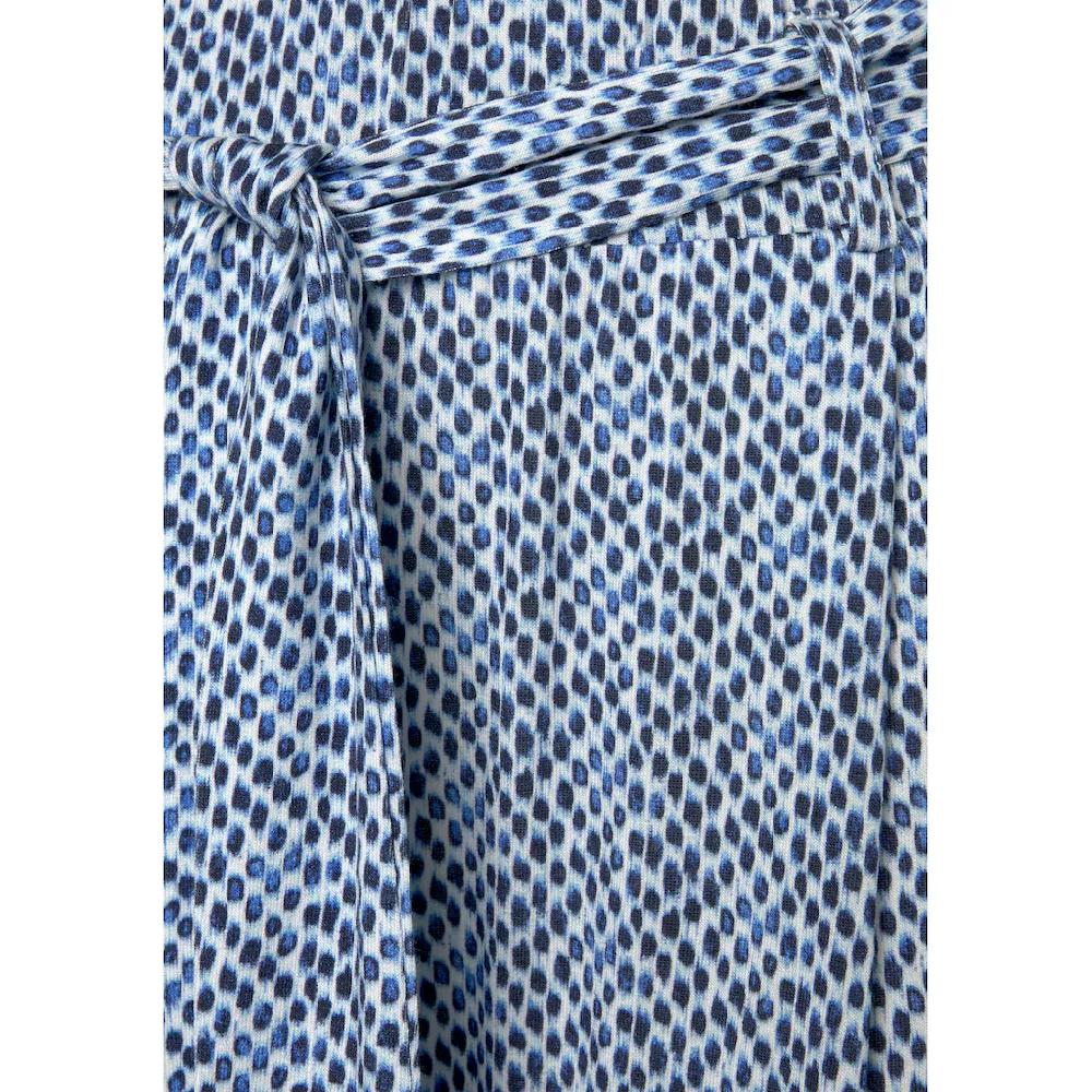 LASCANA Culotte (mit Bindegürtel) Und Tupfenprint Leicht Und Elastisch Jerseyhose Sommerhose