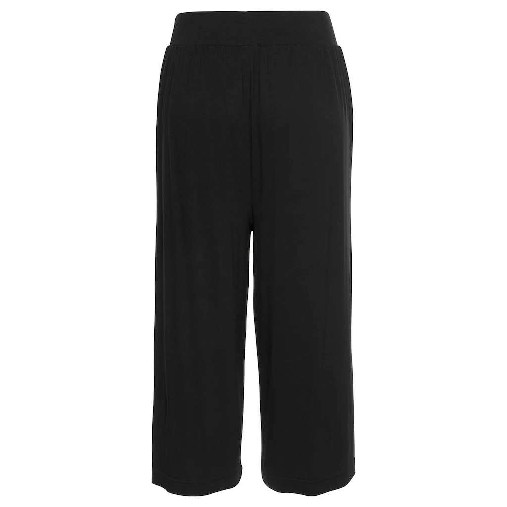 LASCANA Culotte Mit Extra-weitem Bein Und Taschen Bequeme Jerseyhose