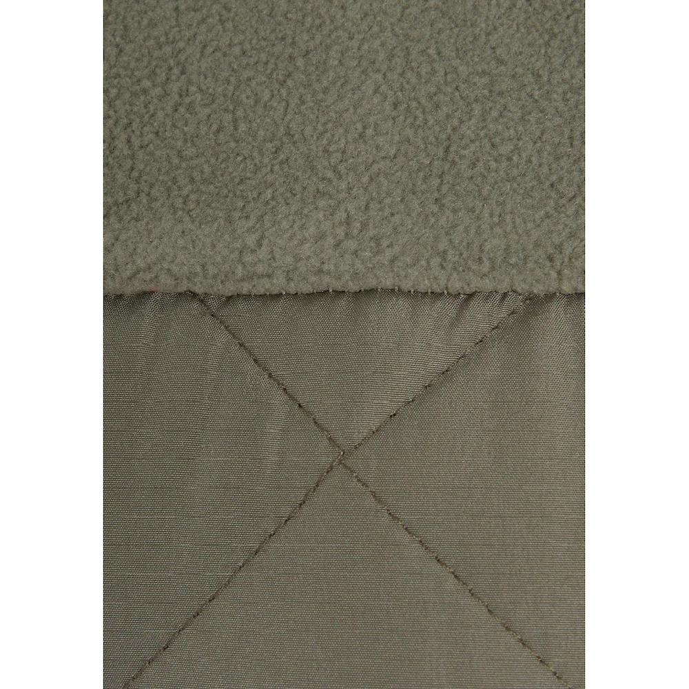 LASCANA Fleecejacke Ohne Kapuze Mit Steppung