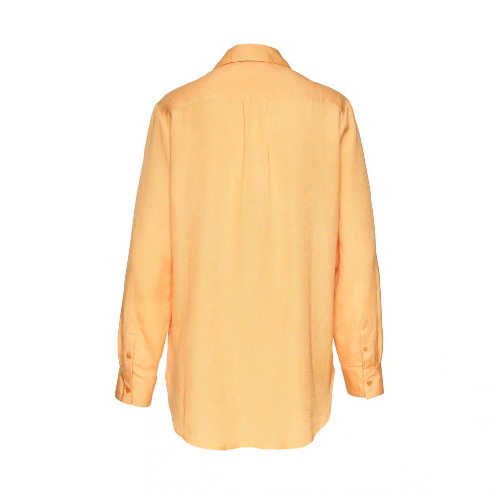 LASCANA Hemdbluse Aus Leinenmix Damenbluse Mit Hemdkragen Und Knopfleiste