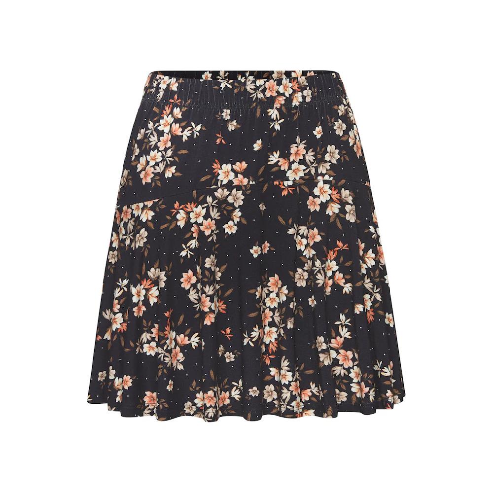 LASCANA Hosenrock Mit Alloverdruck Skort Rock Inklusive Hose Bequemer Bund