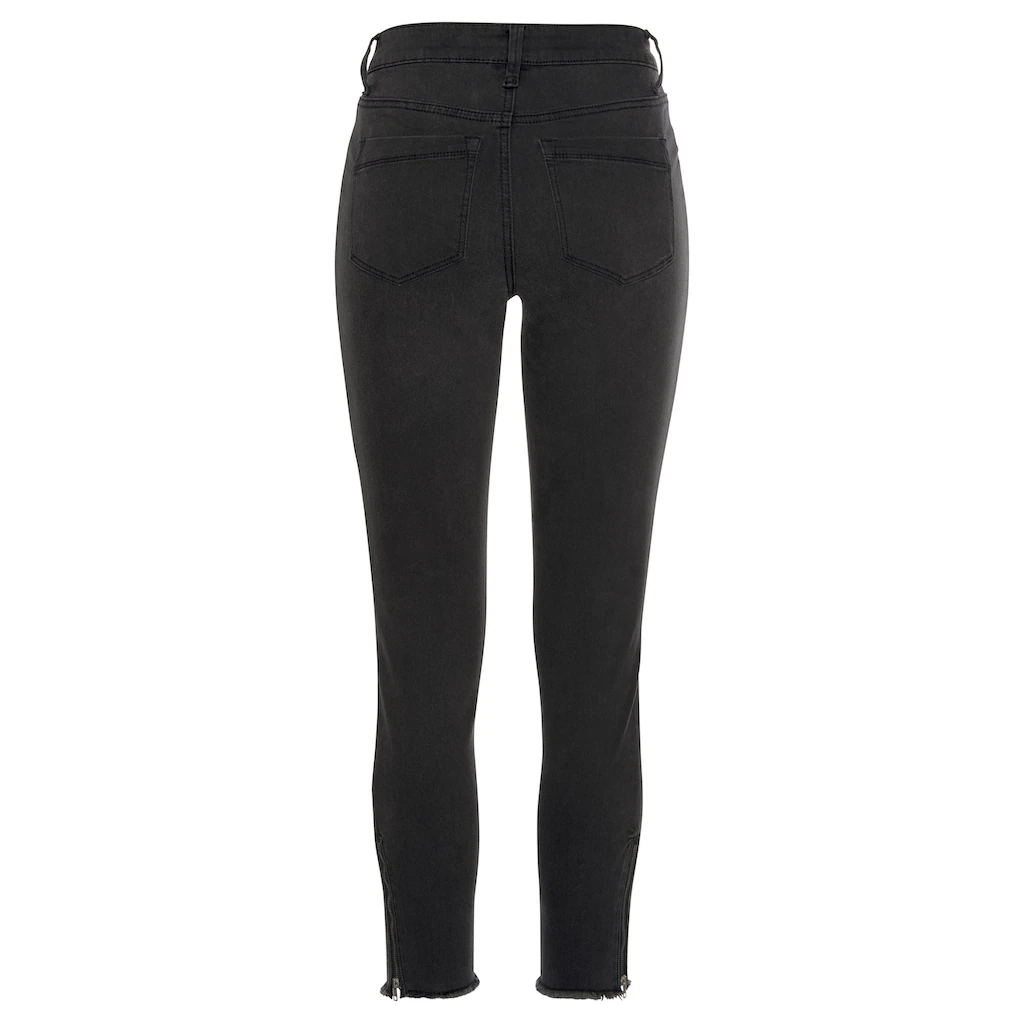 LASCANA Jeggings Mit Reißverschlüssen Am Saum Skinny Elastische Qualität Modisch