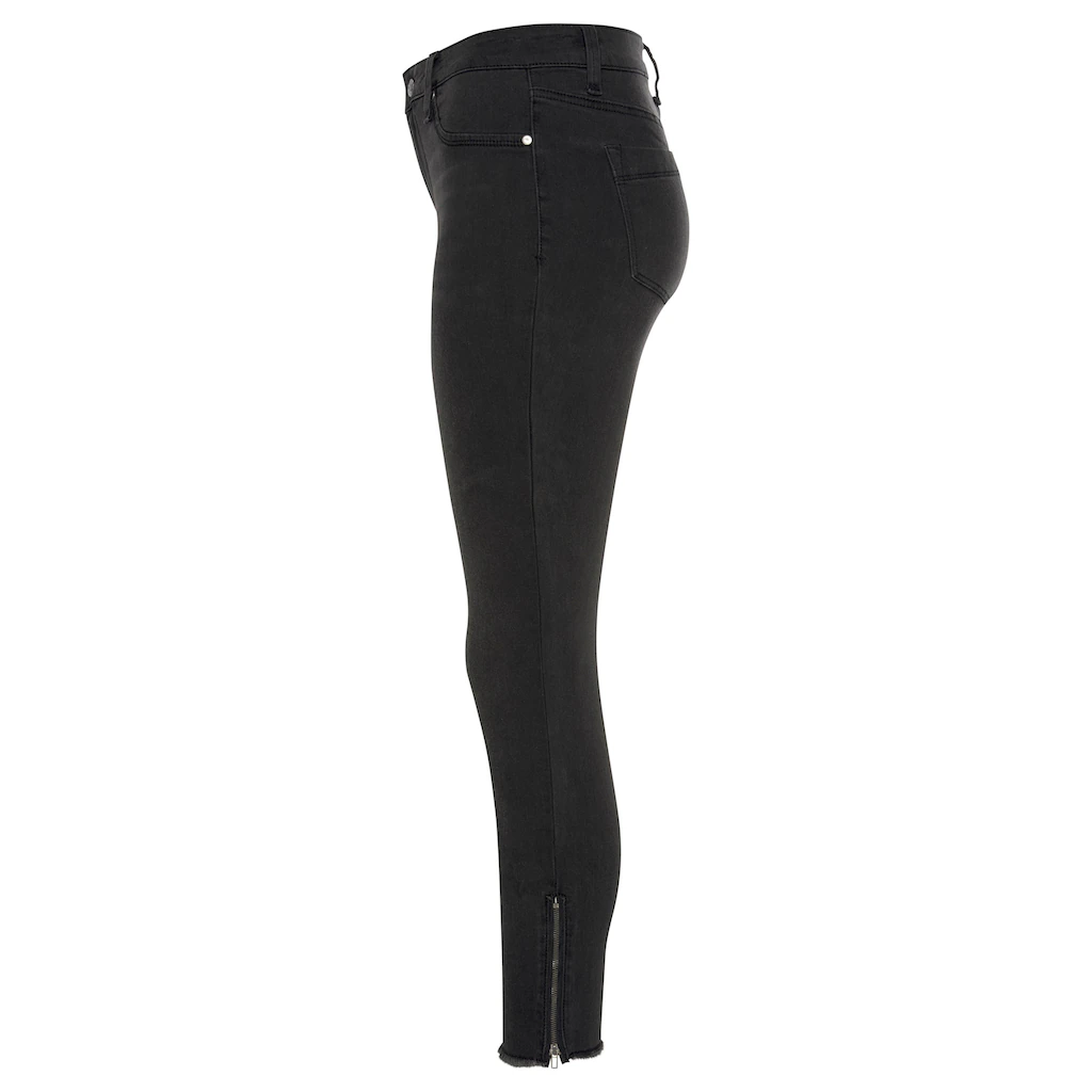 LASCANA Jeggings Mit Reißverschlüssen Am Saum Skinny Elastische Qualität Modisch