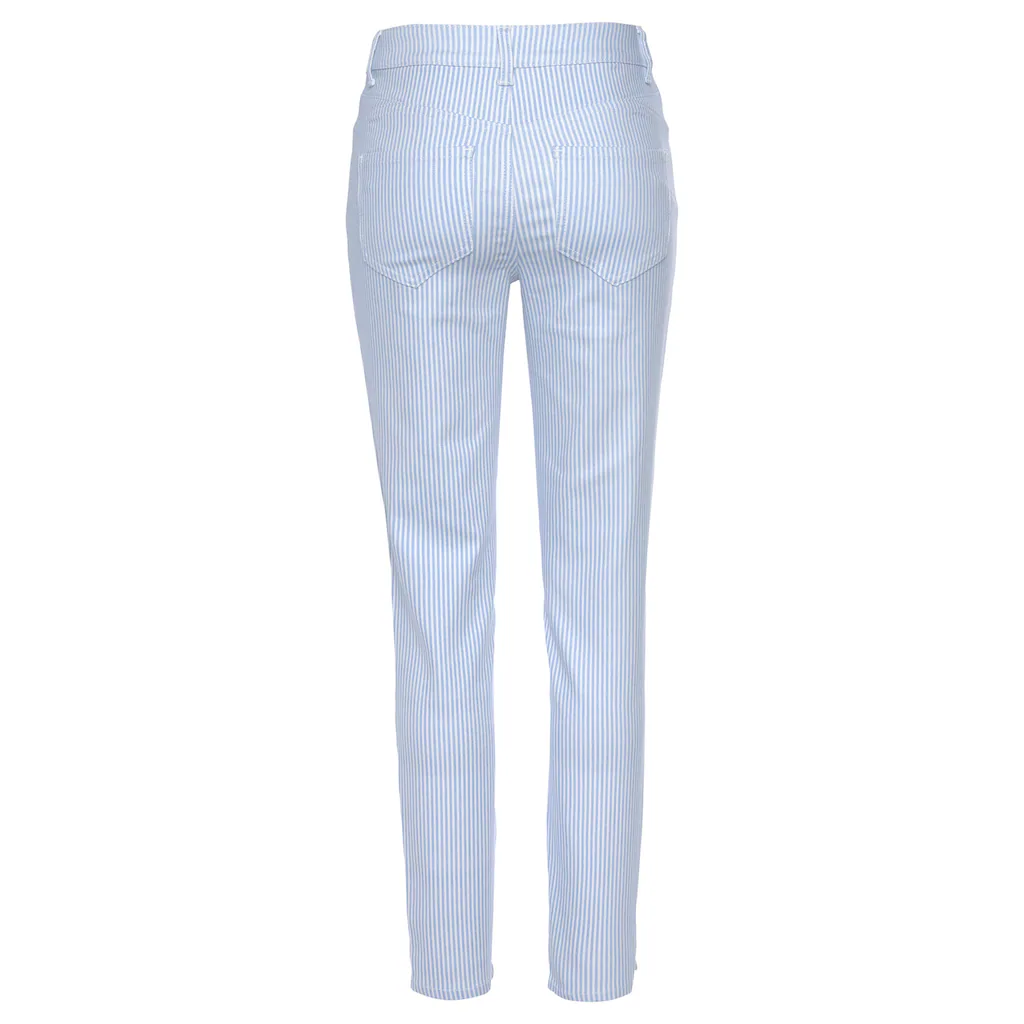 LASCANA Jeggings Mit Streifenmuster Skinny-Jeans Aus Weichem Stretch-Denim