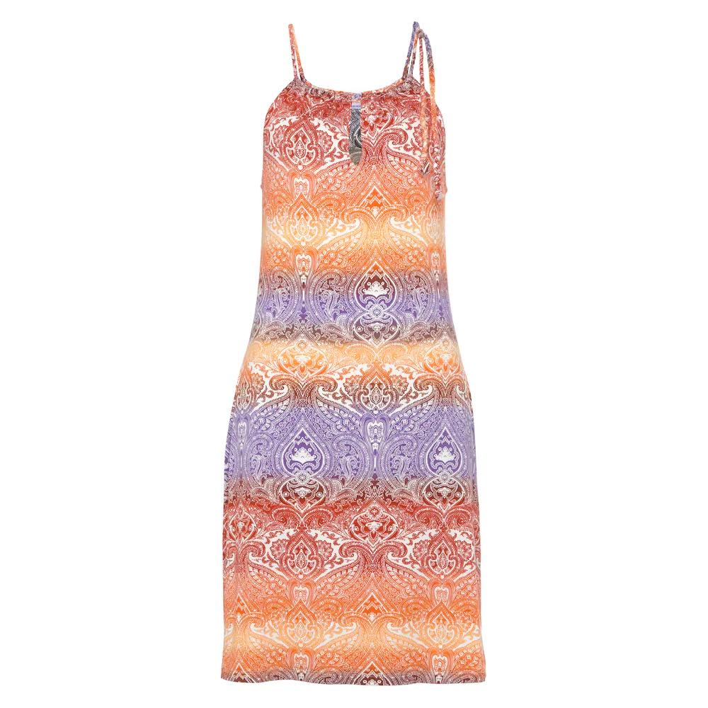 LASCANA Jerseykleid Mit Alloverdruck Kurzes Strandkleid Im Batik-Stil Sommerkleid