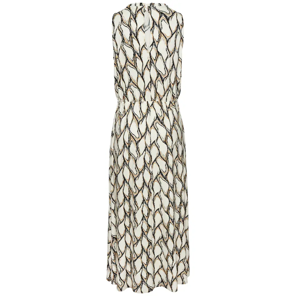 LASCANA Jerseykleid Mit Alloverdruck Midikleid Hochgeschlossen Sommerlich-elegant