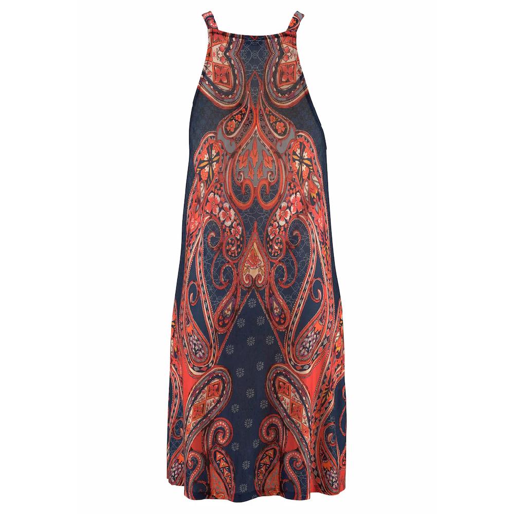 LASCANA Jerseykleid Mit Alloverprint Elegantes Sommerkleid Minikleid Strandkleid