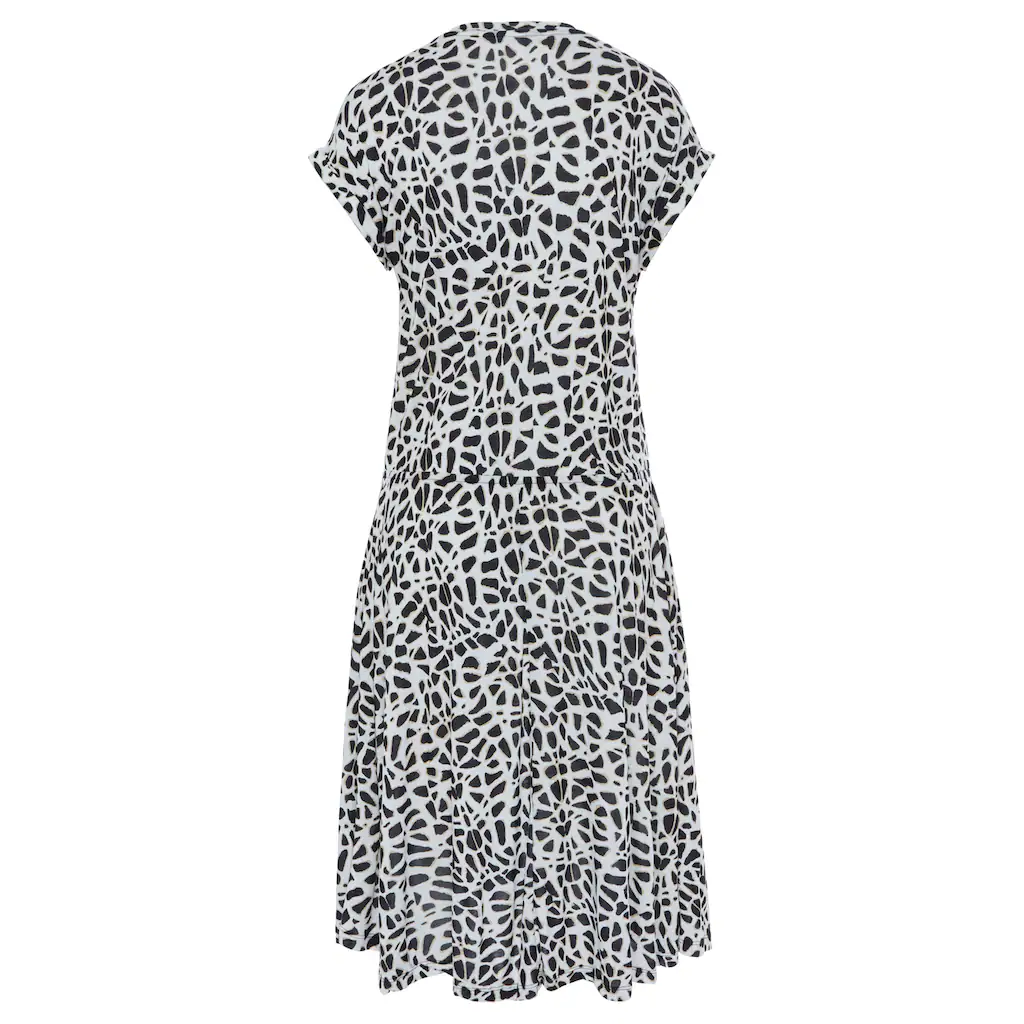 LASCANA Jerseykleid Mit Animalprint Kurzärmliges Sommerkleid Casual-chic