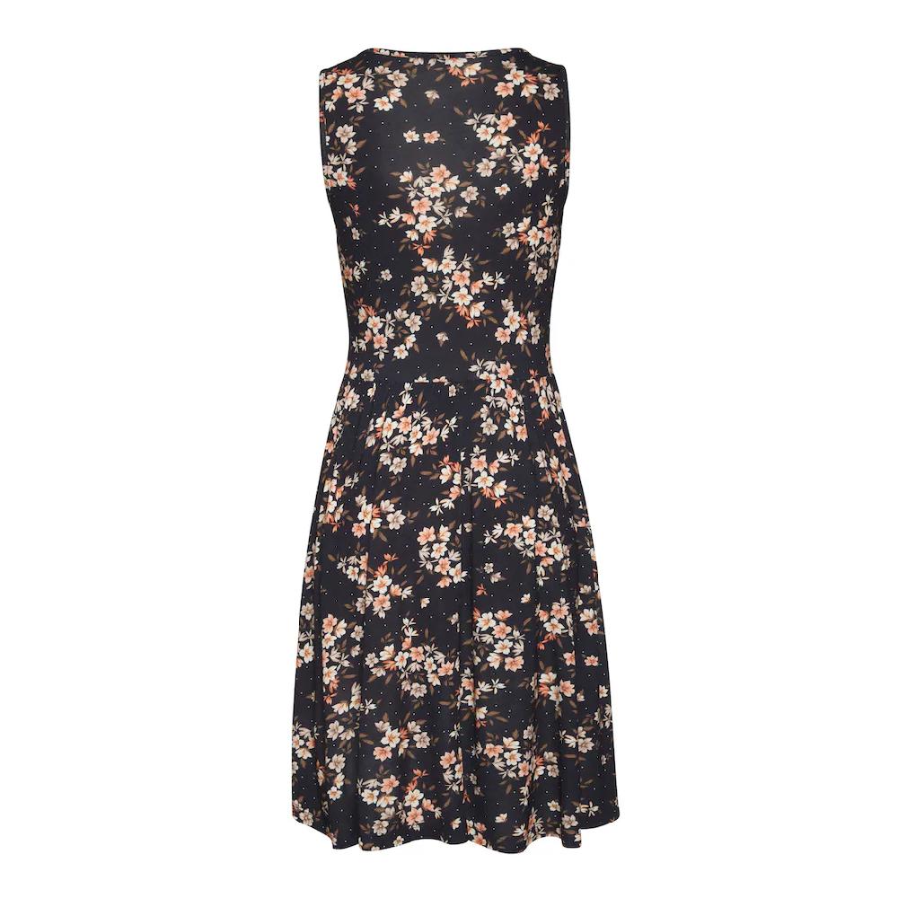 LASCANA Jerseykleid Mit Blumendruck Sommerkleid
