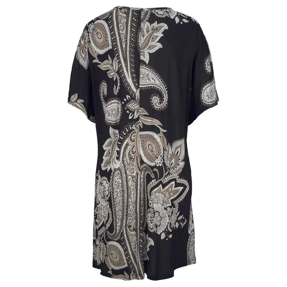 LASCANA Jerseykleid Mit Zierdetail Am Ausschnitt Sommerliches Tunikakleid Strandkleid