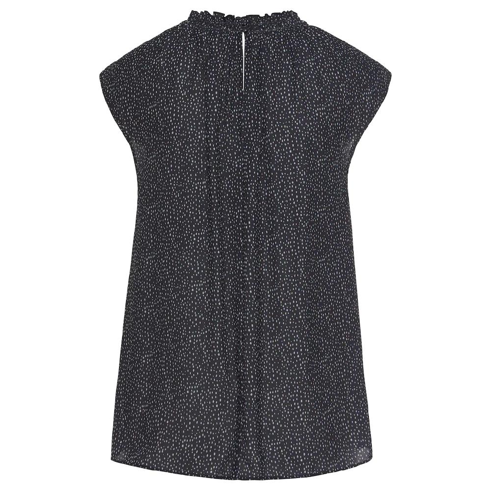 LASCANA Kurzarmbluse Mit Pünktchendruck Damenbluse Elegant