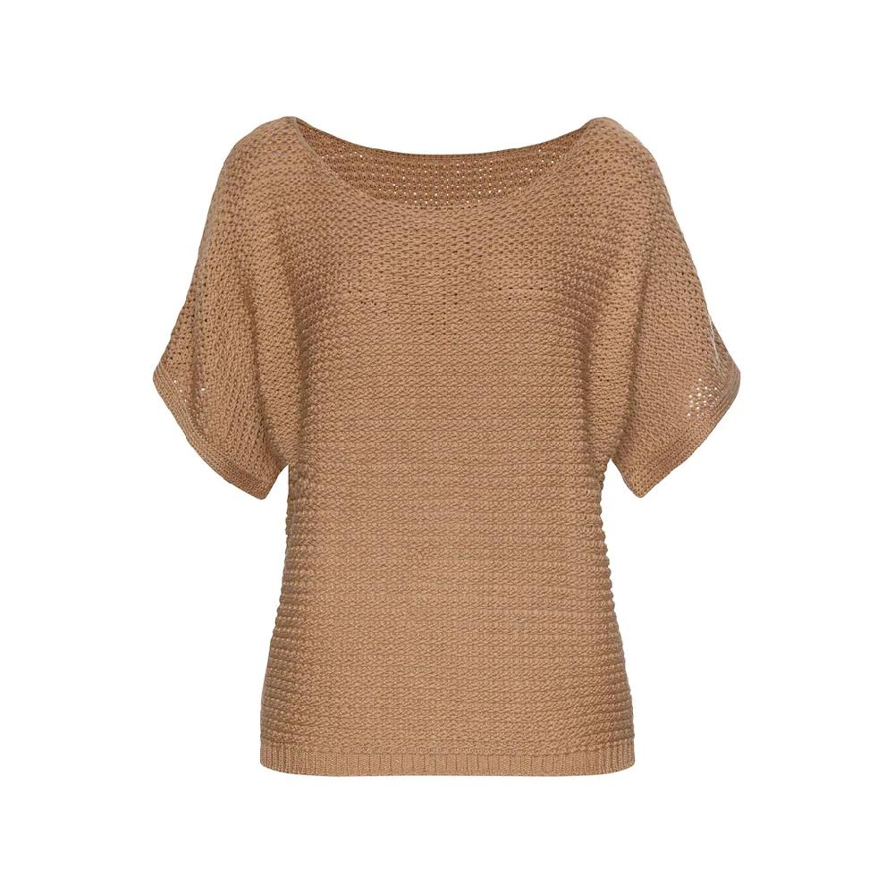 LASCANA Kurzarmpullover In Luftigem Ajourstrick Strickpullover Sommerlich