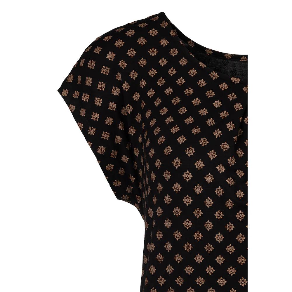 LASCANA Kurzarmshirt »mit Kellerfalte Am Ausschnitt« Aus Weichem Viskose-Stretch