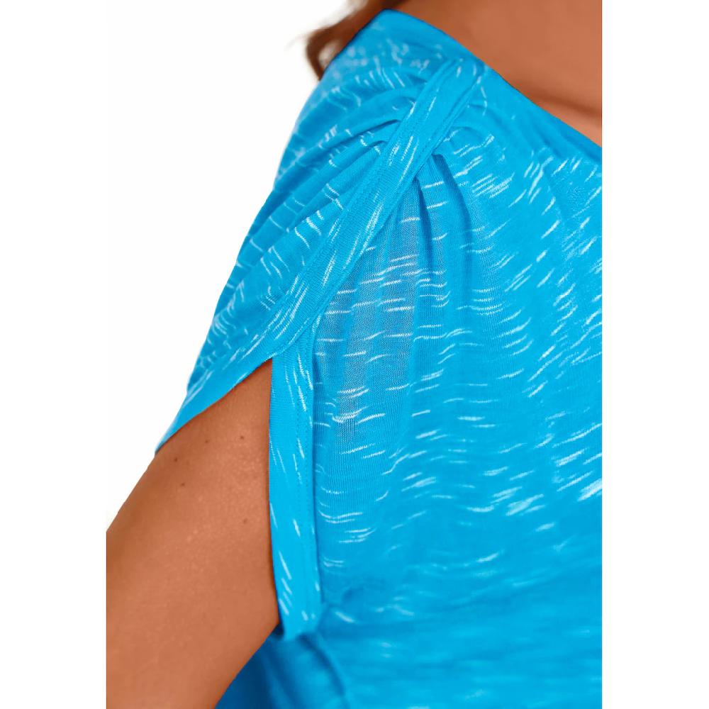 LASCANA Kurzarmshirt »mit Schulterraffung« (2er-Pack) Aus Weicher Viskose-Qualität