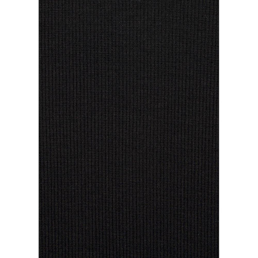 LASCANA Kurzarmshirt »mit Zarter Spitze Am Ausschnitt« Aus Weicher Viskose-Ripp-Qualität