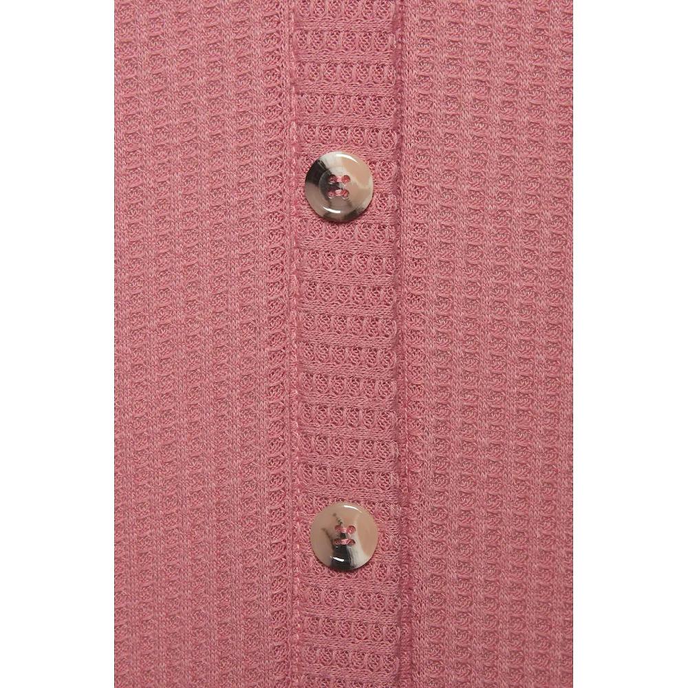 LASCANA Kurzarmshirt »mit Zierknopfleiste« Aus Weicher Piqué-Qualität