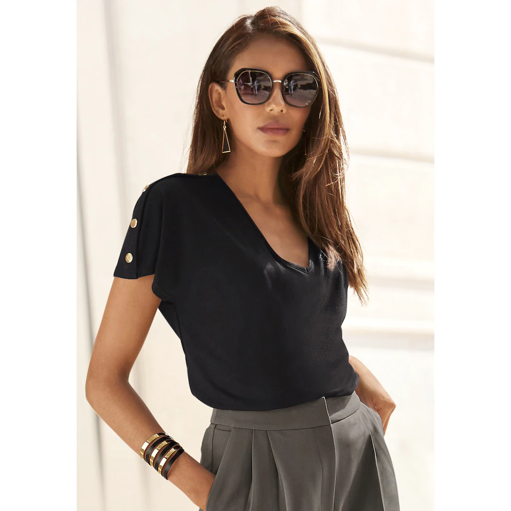 LASCANA Kurzarmshirt