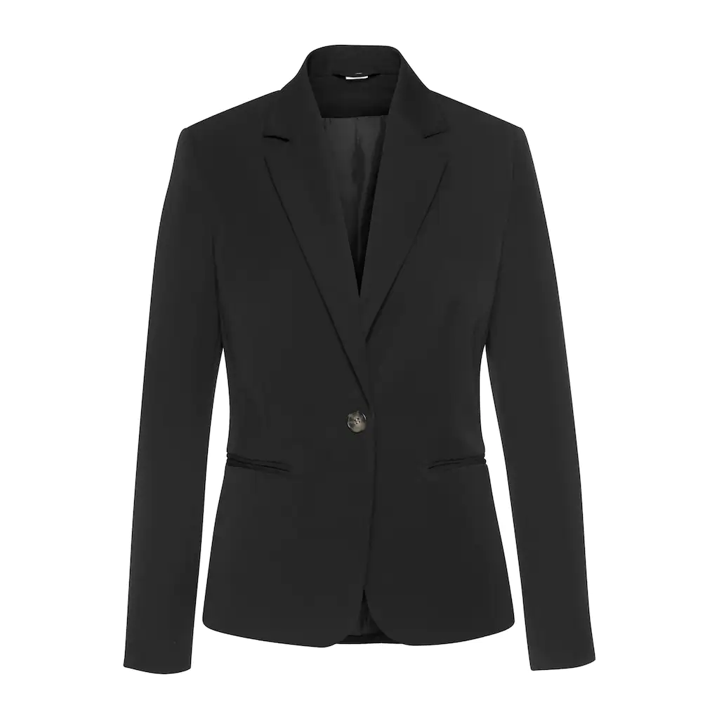 LASCANA Kurzblazer In Klassischer Form Taillierter Damenblazer Sportlich Elegant