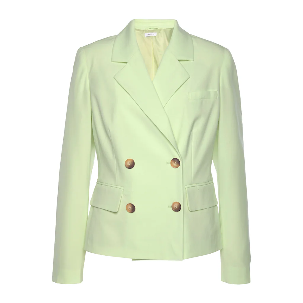 LASCANA Kurzblazer Mit Doppelreihigem Knopfverschluss Damenblazer Sportlich-elegant