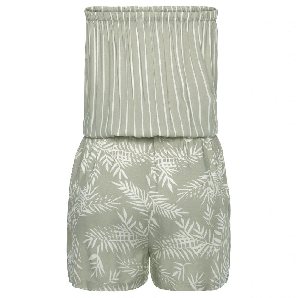 LASCANA Kurzoverall Mit Alloverprint Sommerlicher Jumpsuit Bandeau