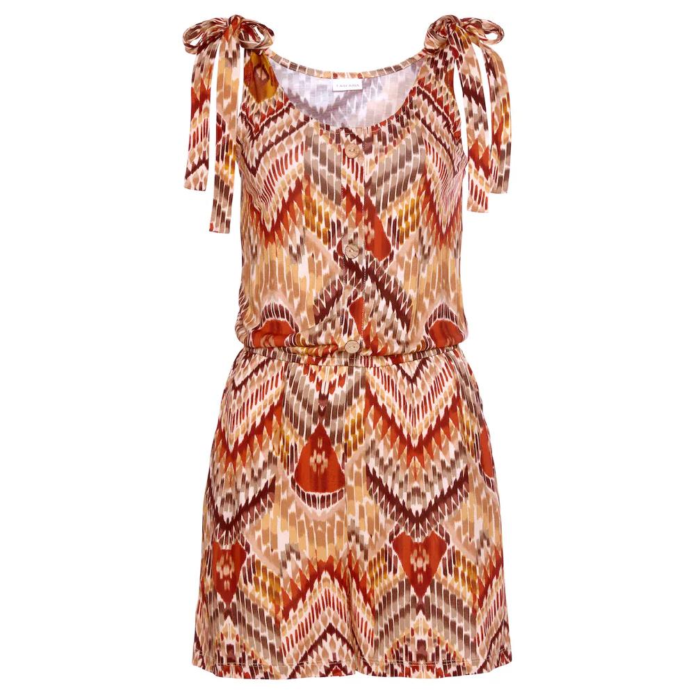 LASCANA Kurzoverall Mit Ethnoprint Und Taschen Sommerlicher Jumpsuit