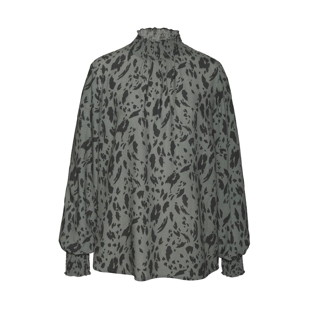 LASCANA Langarmbluse Mit Animalprint Leo-Optik Elegante Druckbluse Modisch
