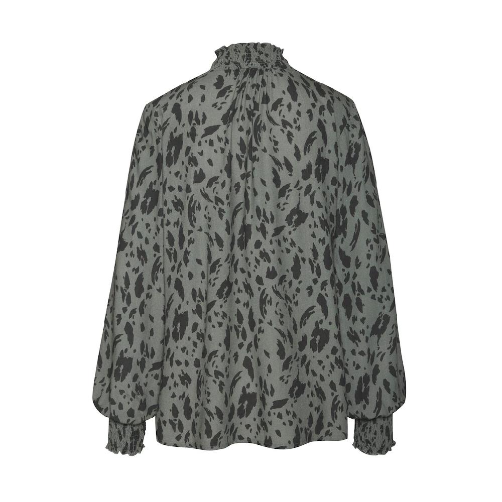 LASCANA Langarmbluse Mit Animalprint Leo-Optik Elegante Druckbluse Modisch