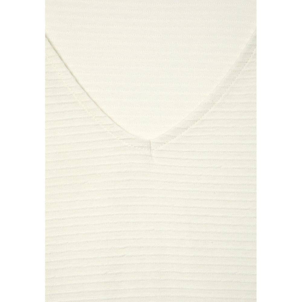 LASCANA Langarmshirt »mit Streifenstruktur« Aus Weicher Baumwoll-Qualität