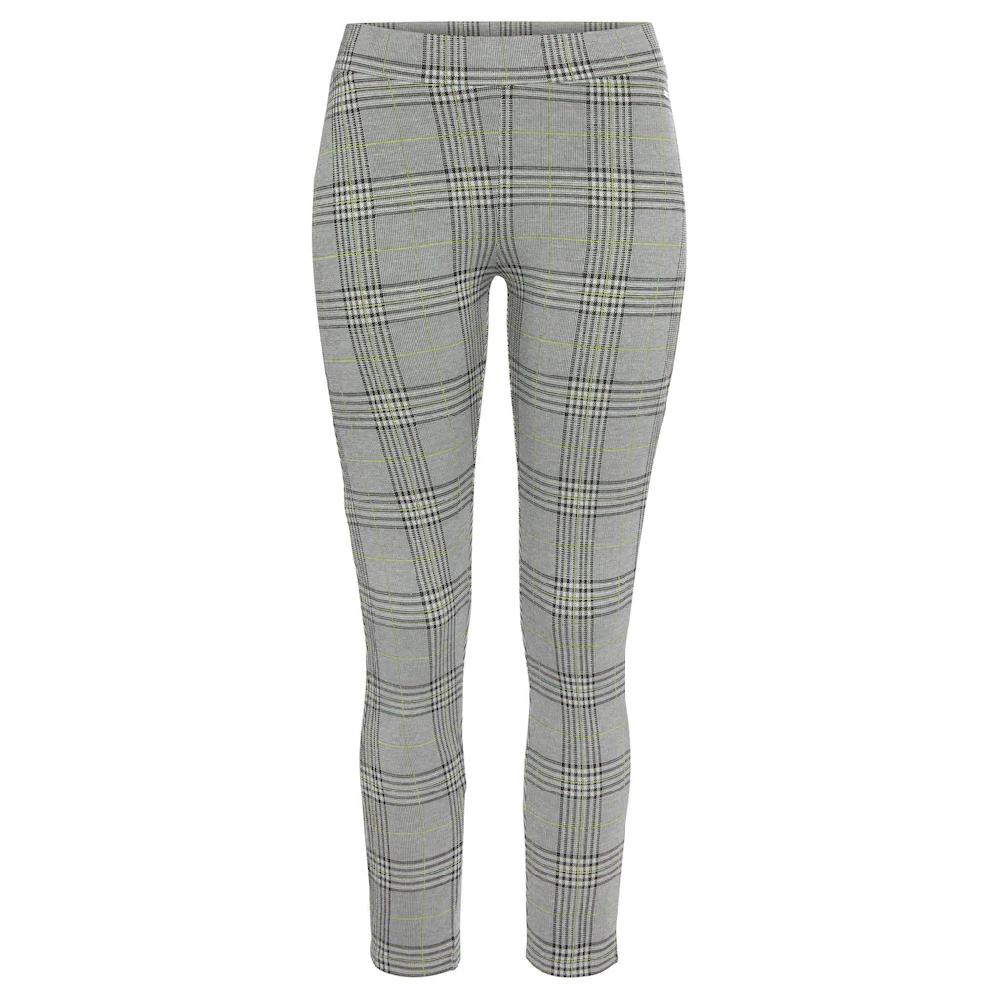 LASCANA Leggings Mit Ajour Karomuster