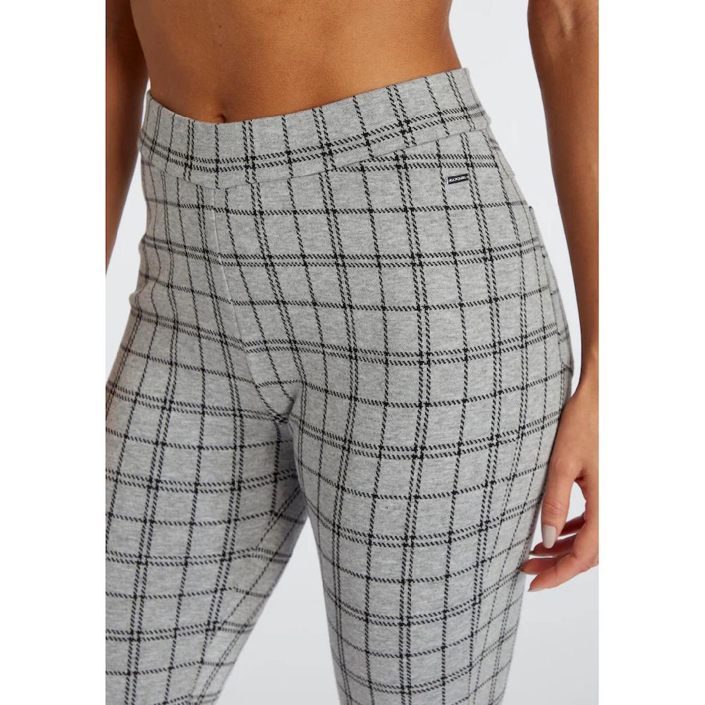 LASCANA Leggings Mit Eingestricktem Karomuster