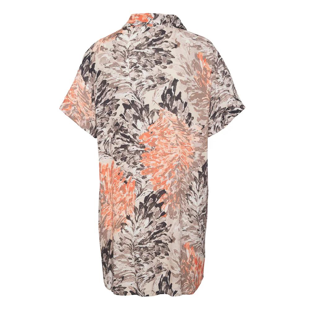 LASCANA Longbluse Mit Blumendruck Sommerliche Hemdbluse Mit Knopfleiste