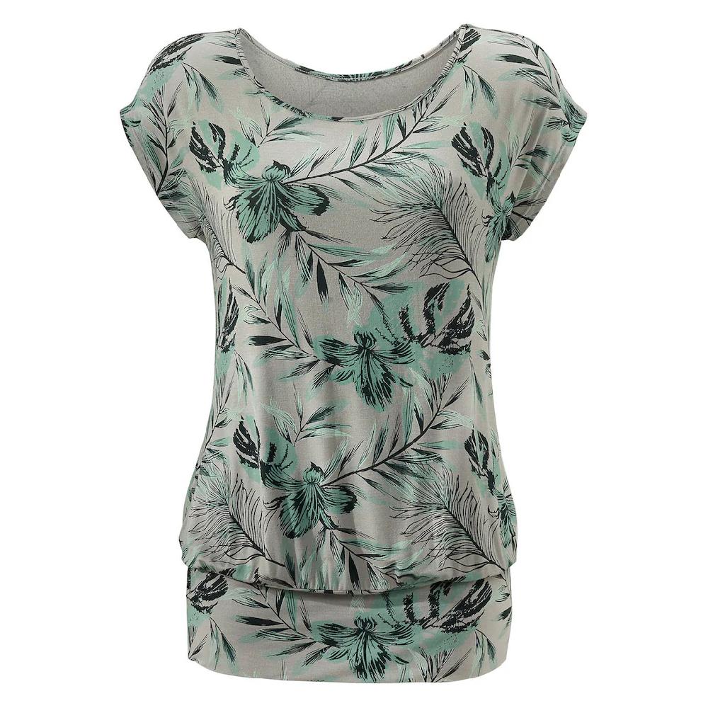 LASCANA Longshirt »mit Breitem Bund« (2er-Pack) Aus Weichem Viskose-Stretch