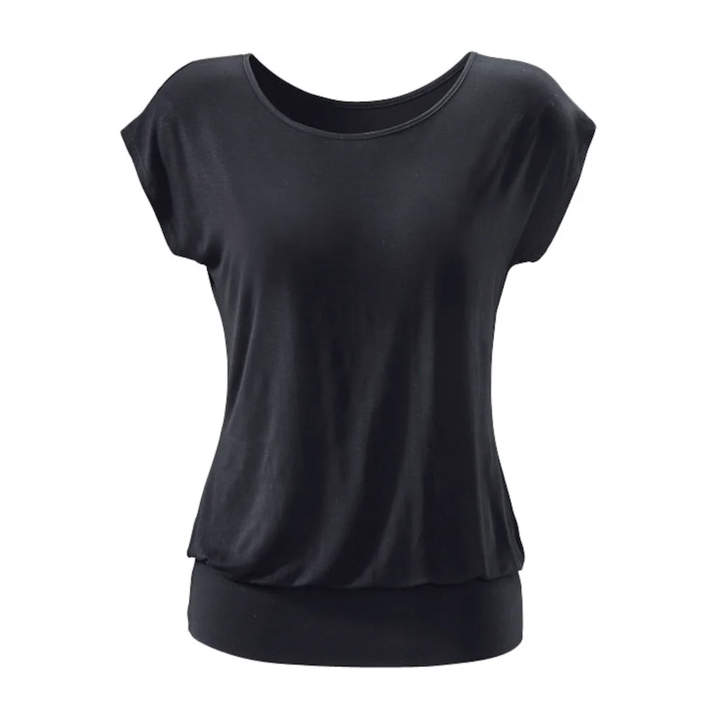 LASCANA Longshirt »mit Breitem Bund« (2er-Pack) Aus Weichem Viskose-Stretch