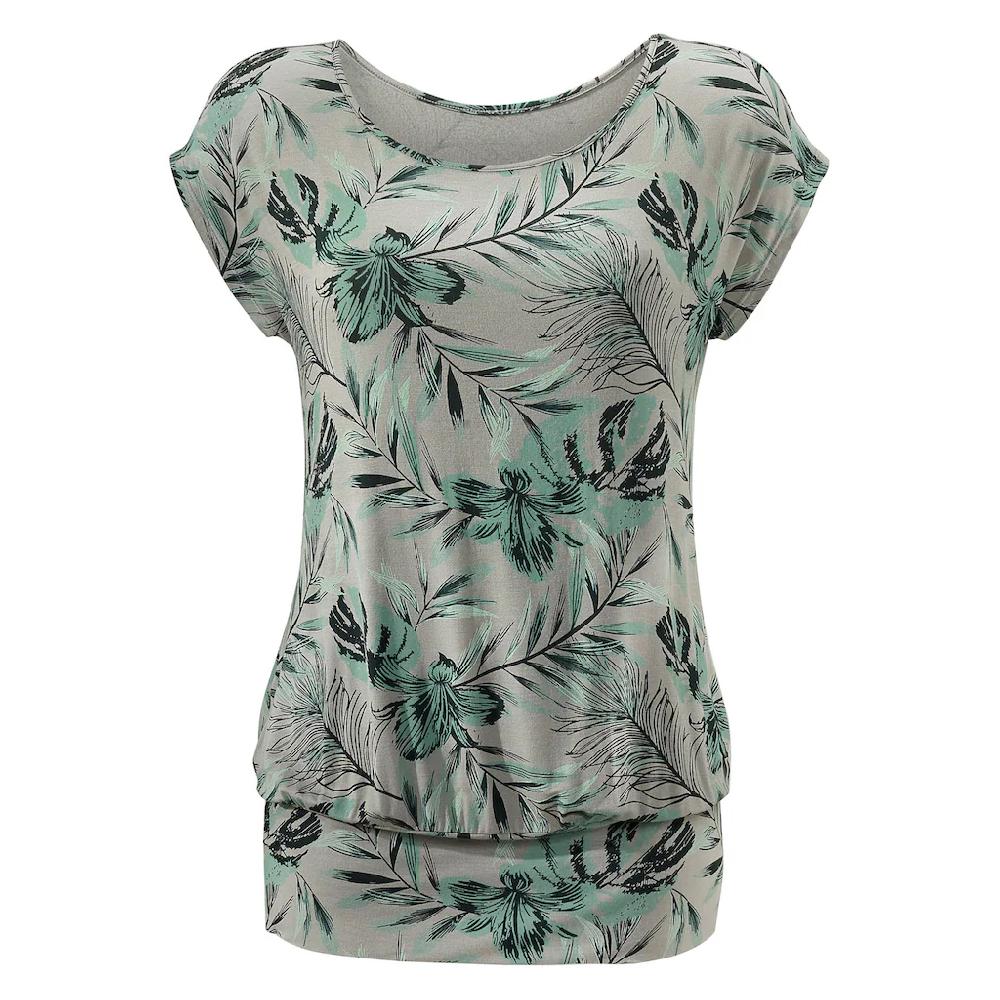 LASCANA Longshirt »mit Breitem Bund« Aus Weichem Viskose-Stretch