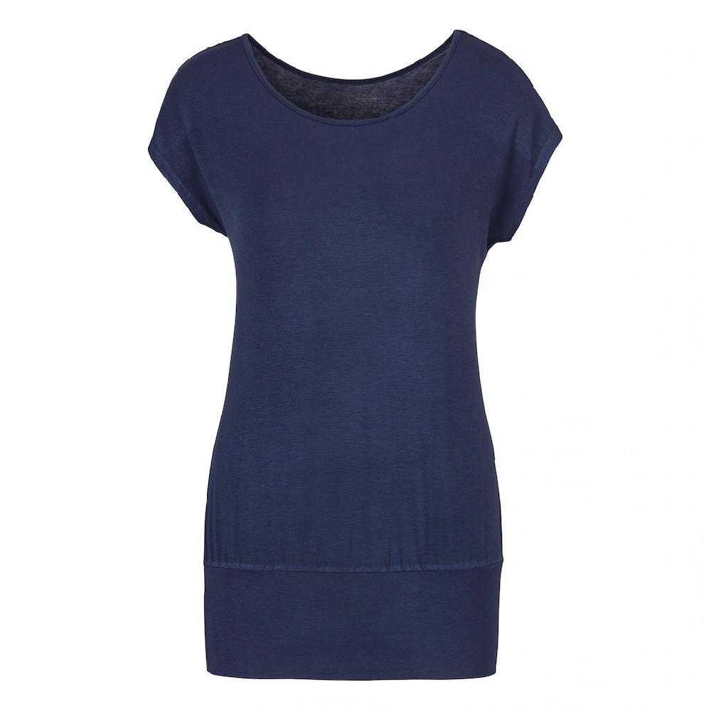 LASCANA Longshirt »mit Breitem Bund« Aus Weichem Viskose-Stretch