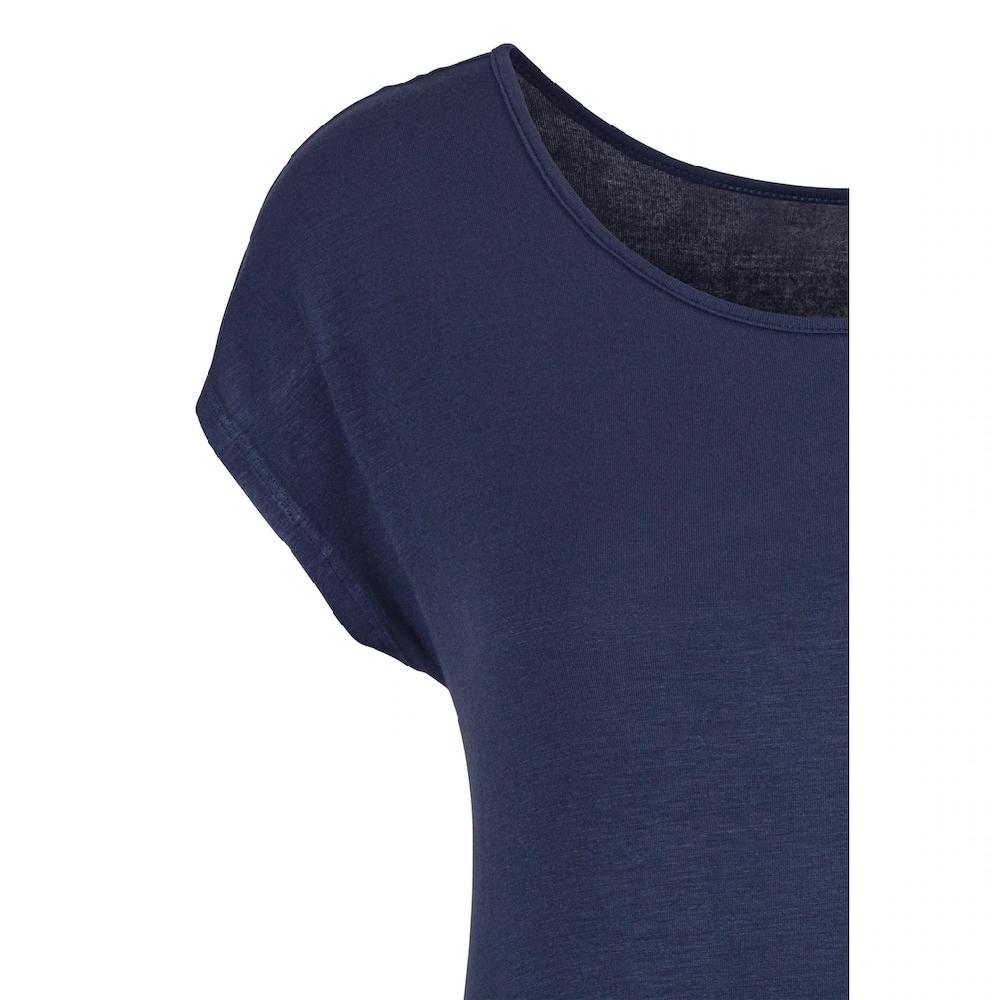 LASCANA Longshirt »mit Breitem Bund« Aus Weichem Viskose-Stretch