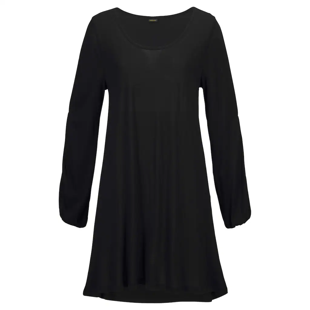 LASCANA Longshirt Mit Schlitzen An Den Ärmeln Shirtkleid Strandkleid