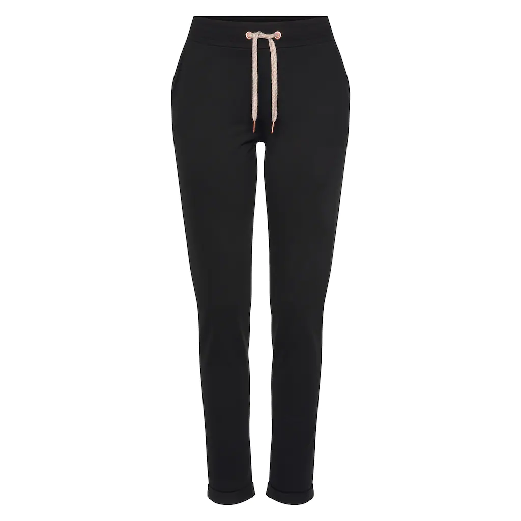 LASCANA Loungepants Mit Modischem Umschlagsaum Loungeanzug